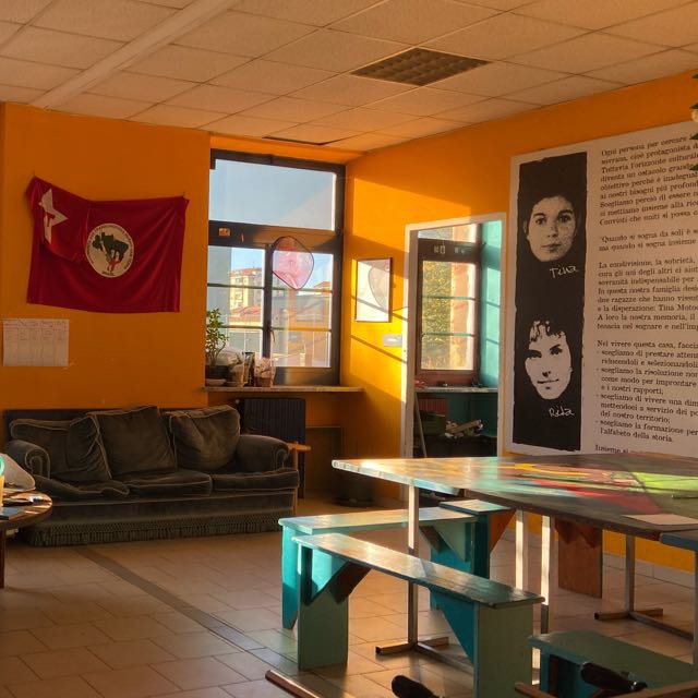 Wohngemeinschaft Casa ACMOS in Turin, Unterkunft der Freiwilligen