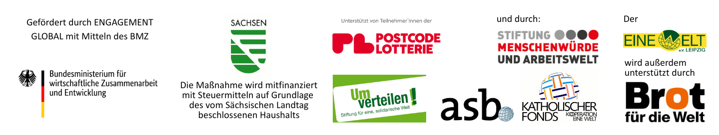 Logos von Geldgebern
