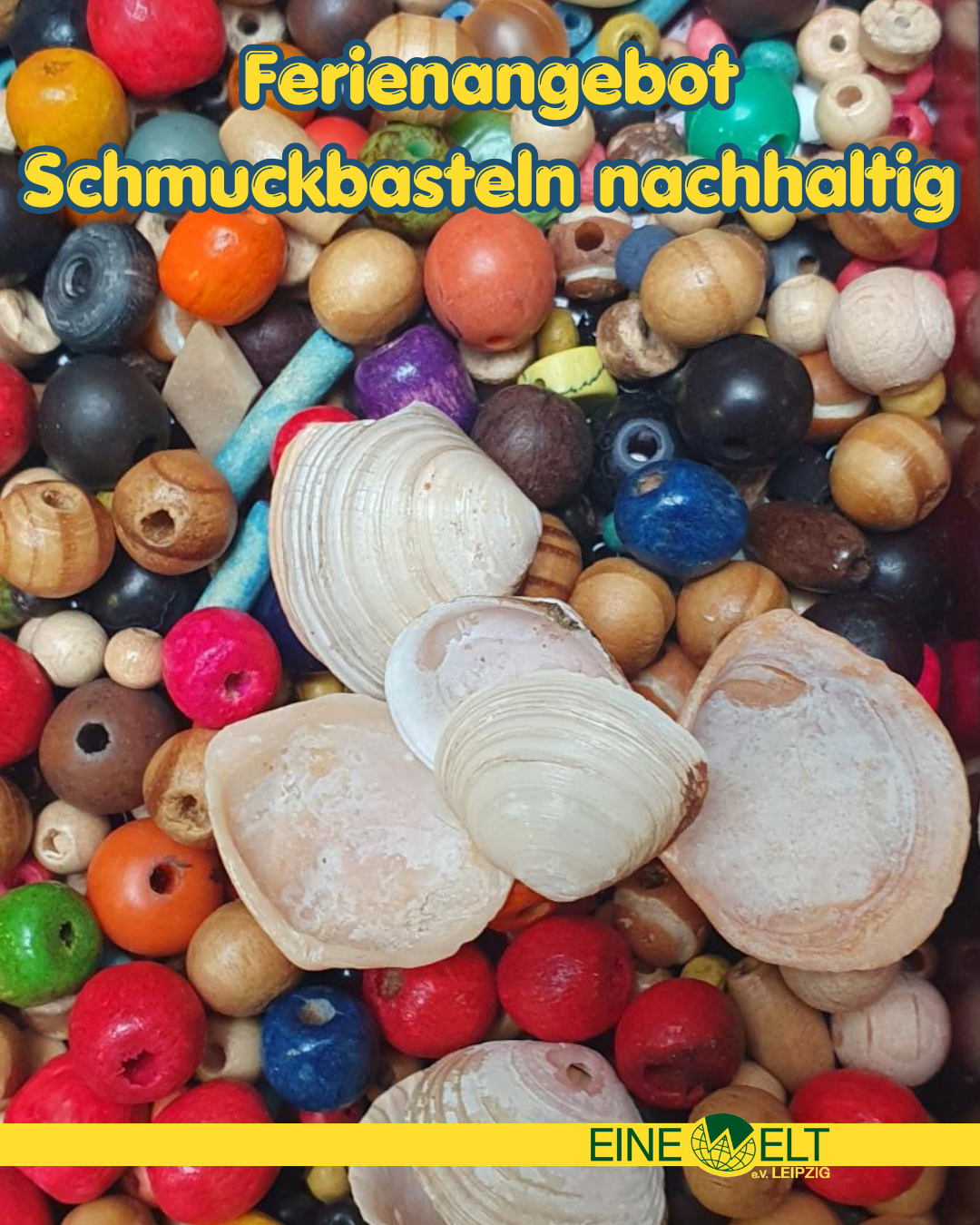 ganz viele Perlen und ein paar Muscheln